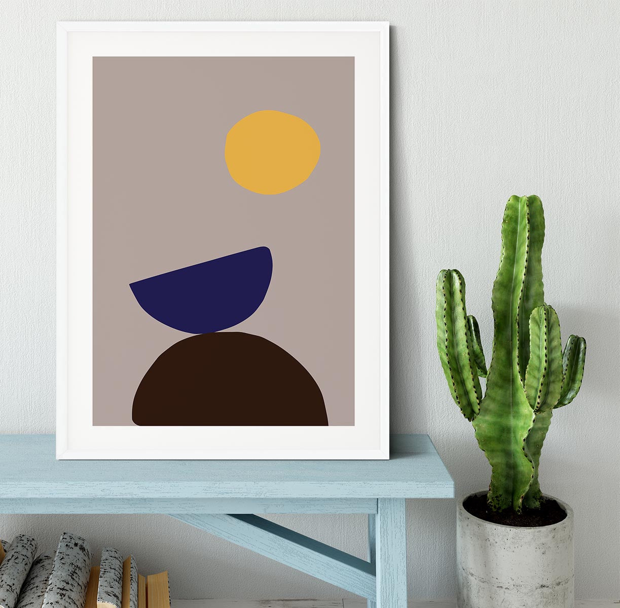 Organic Shapes 07 Framed Print - Canvas Art Rocks - 5