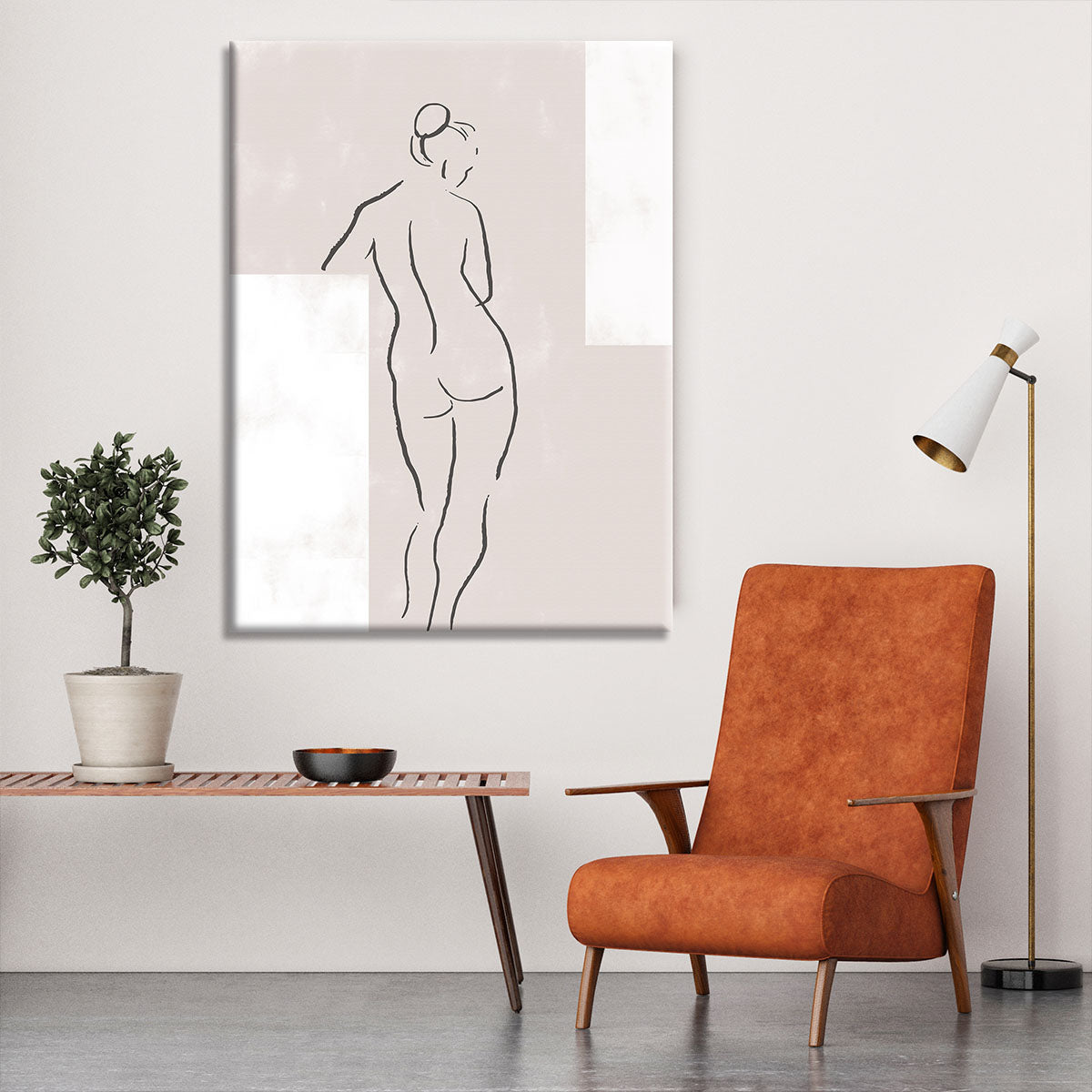 Woman in Studio Canvas Print or Poster - Canvas Art Rocks - 6