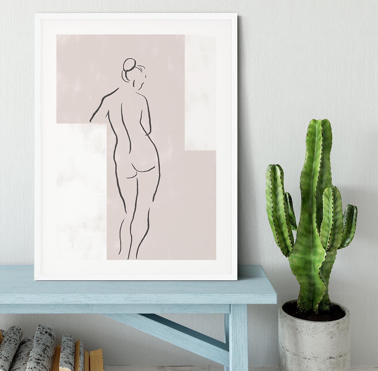 Woman in Studio Framed Print - Canvas Art Rocks - 5