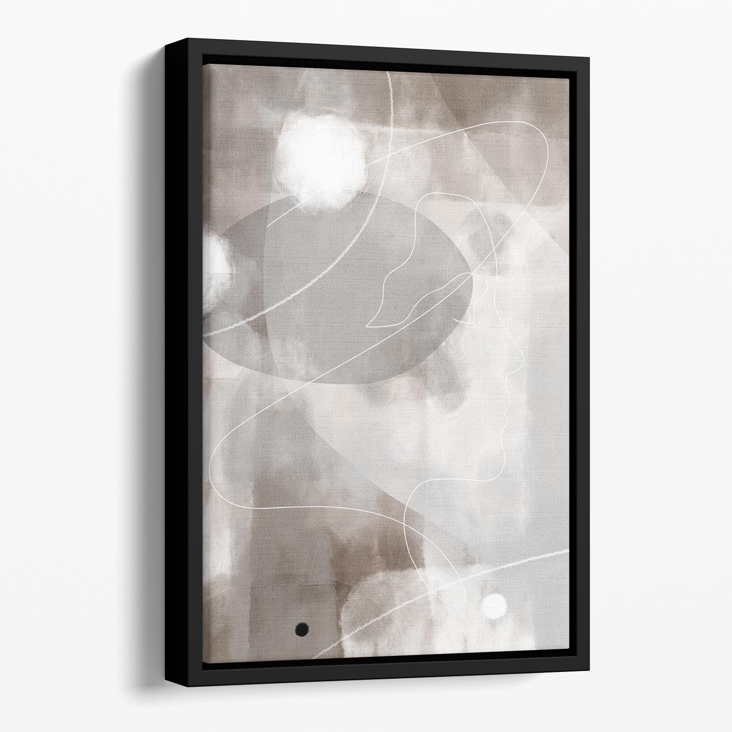 Profile Floating Framed Canvas - Canvas Art Rocks - 1