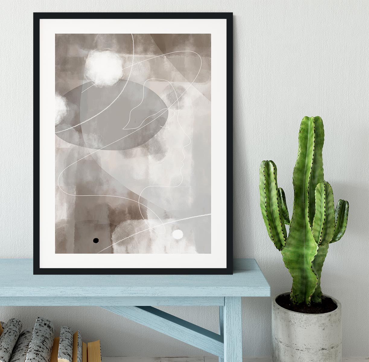 Profile Framed Print - Canvas Art Rocks - 1