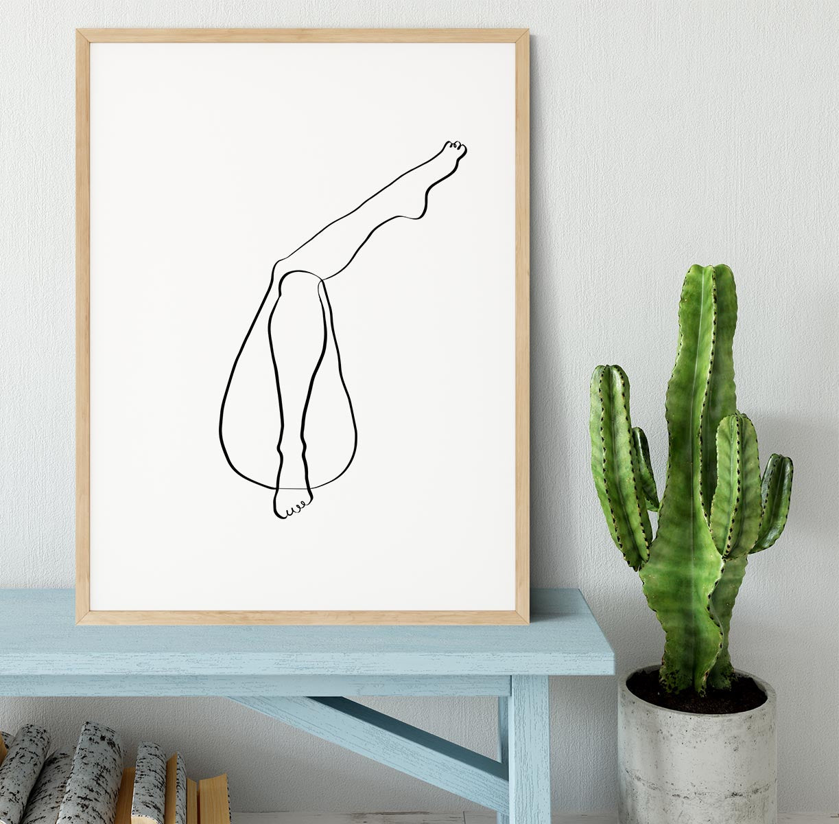 Legs Framed Print - Canvas Art Rocks - 3