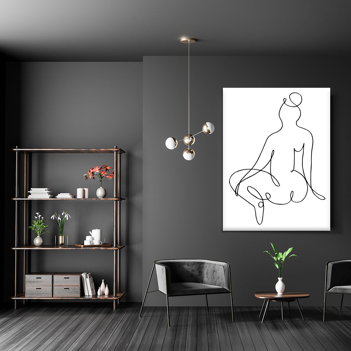Nude Back Canvas Print or Poster - Canvas Art Rocks - 5