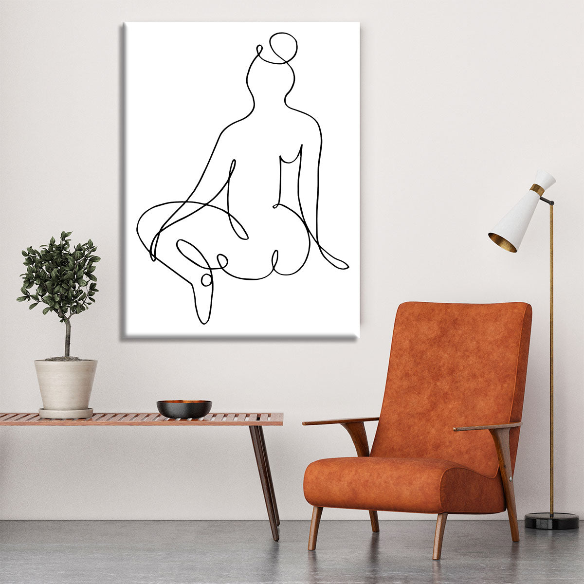 Nude Back Canvas Print or Poster - Canvas Art Rocks - 6