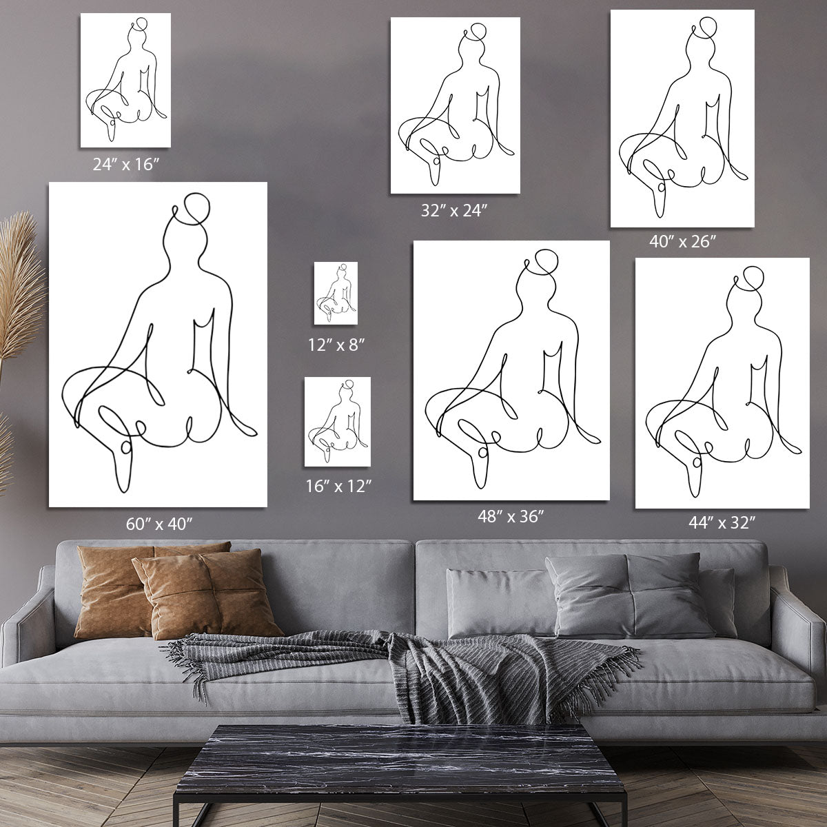Nude Back Canvas Print or Poster - Canvas Art Rocks - 7