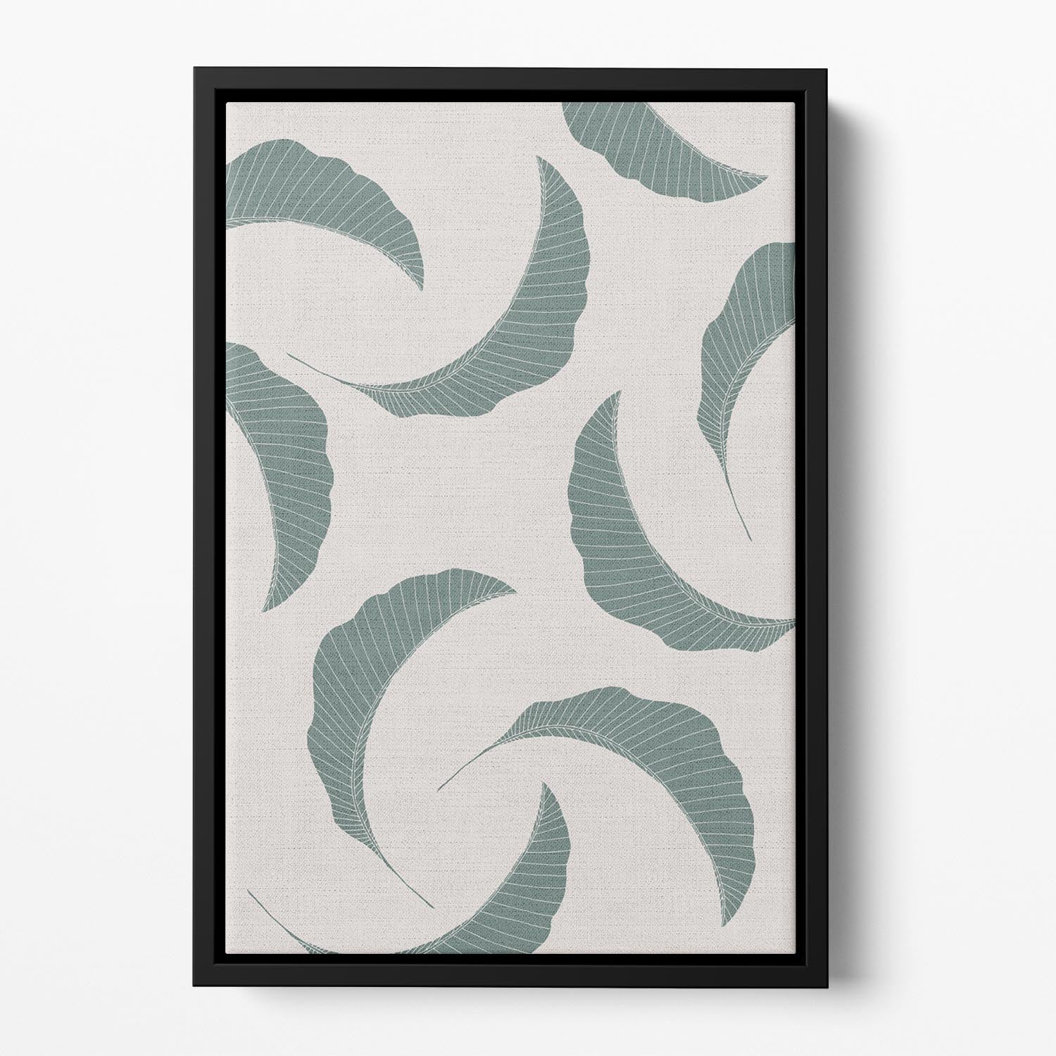 Banana Leaves Multiple Floating Framed Canvas - 1x - 2