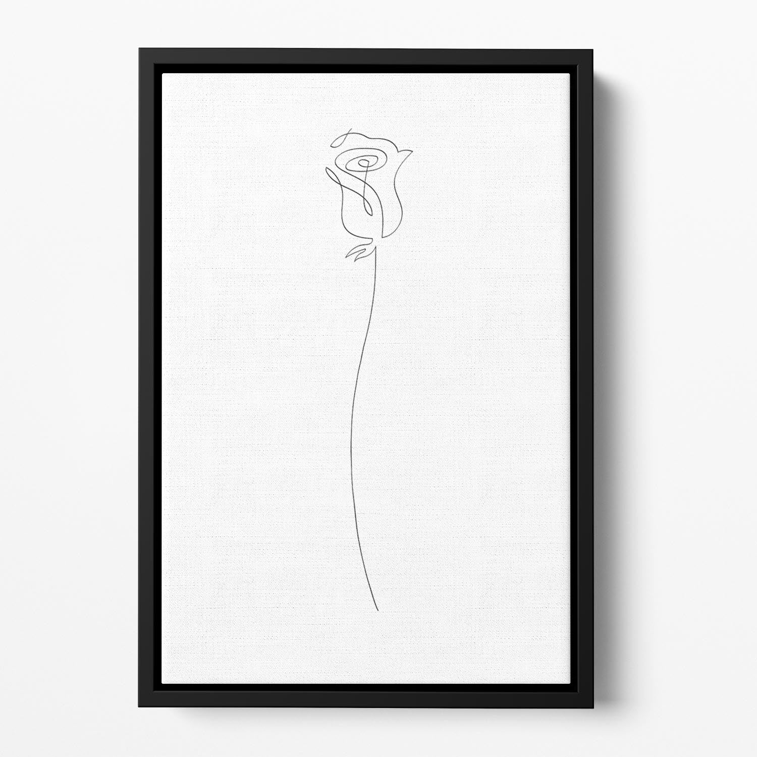 Rose Floating Framed Canvas - Canvas Art Rocks - 2