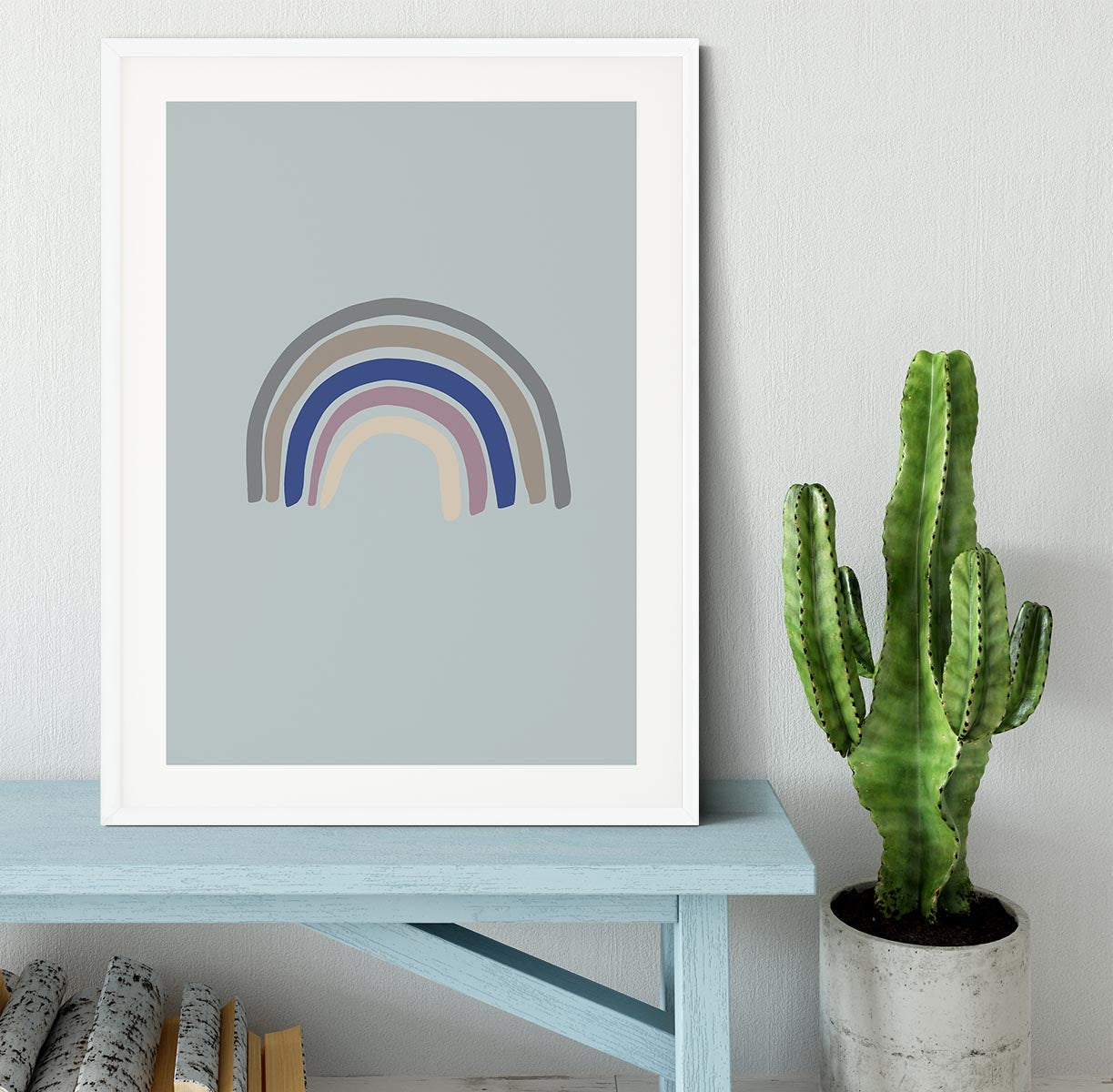 Rainbow Blue Framed Print - 1x - 5