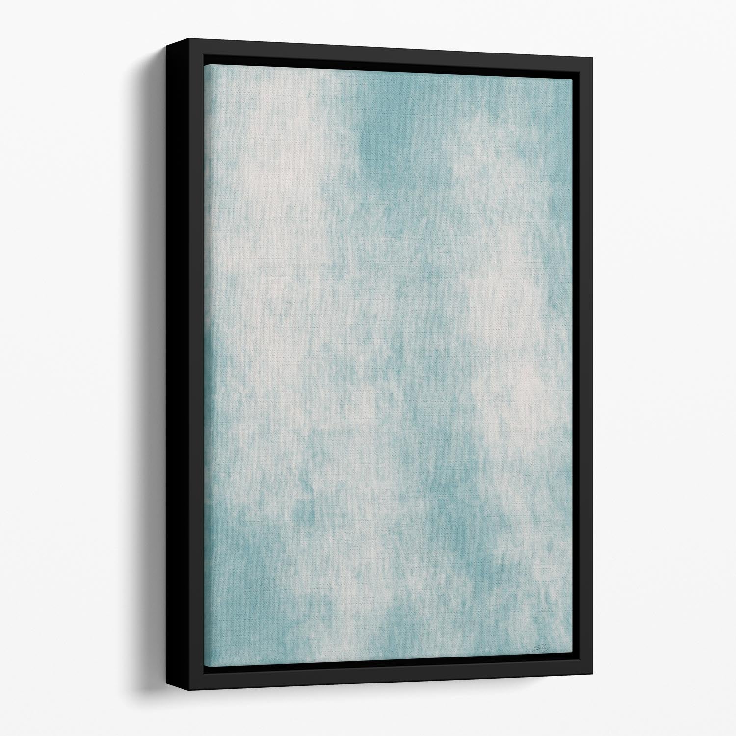 Abstract Sea Floating Framed Canvas - 1x - 1