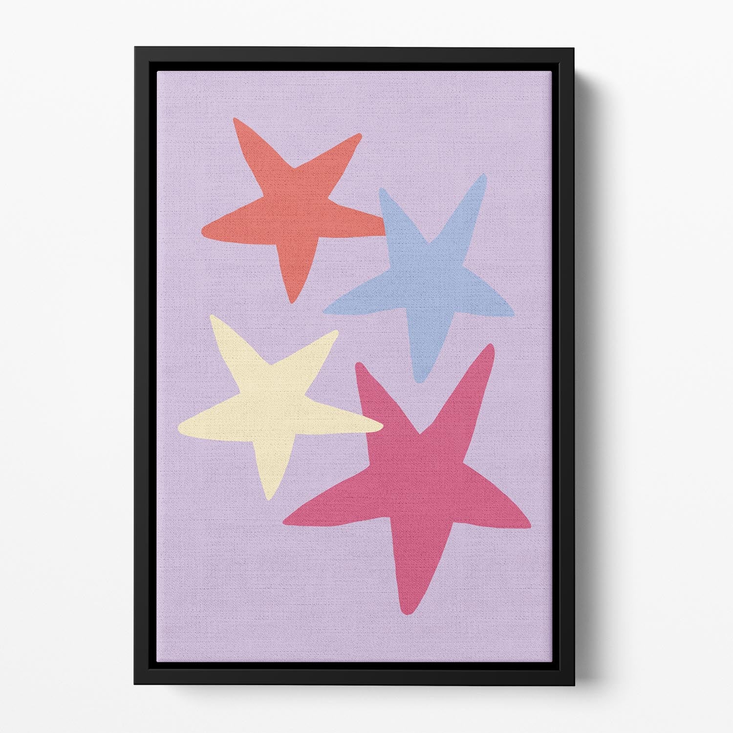 Four Stars 01 Floating Framed Canvas - Canvas Art Rocks - 2