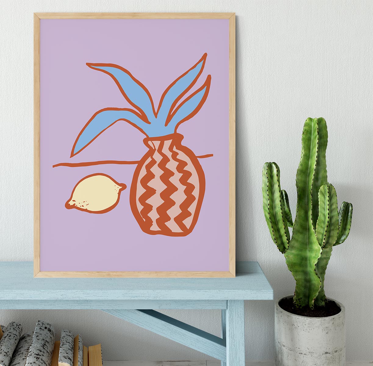 Lilac Lemon Framed Print - 1x - 4