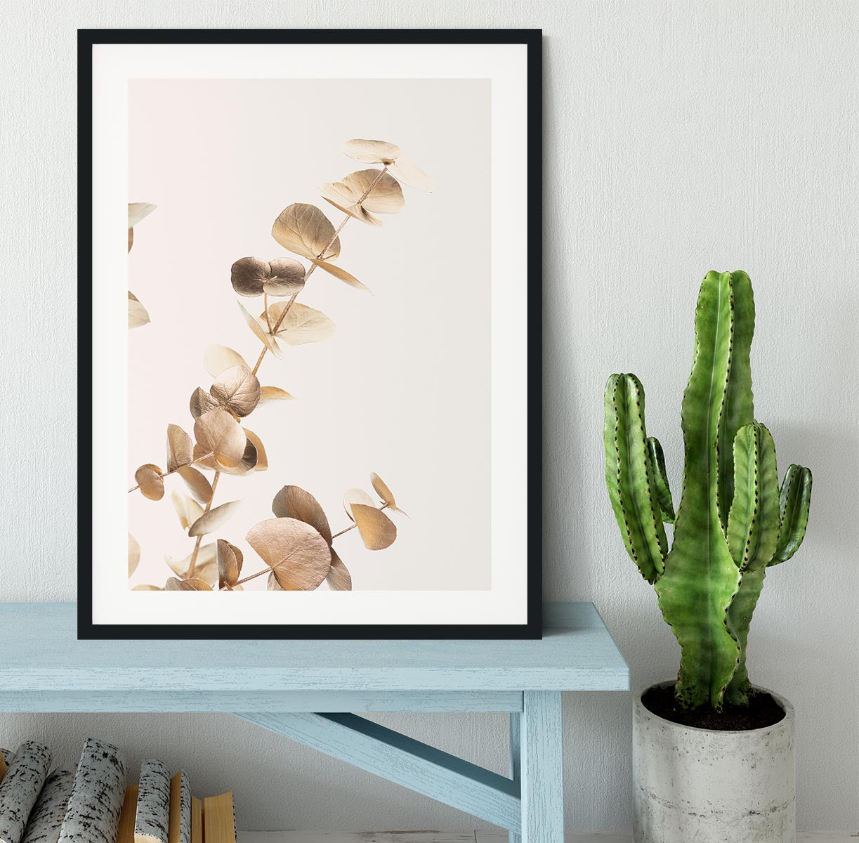 Eucalyptus Gold No 03 Framed Print - Canvas Art Rocks - 1