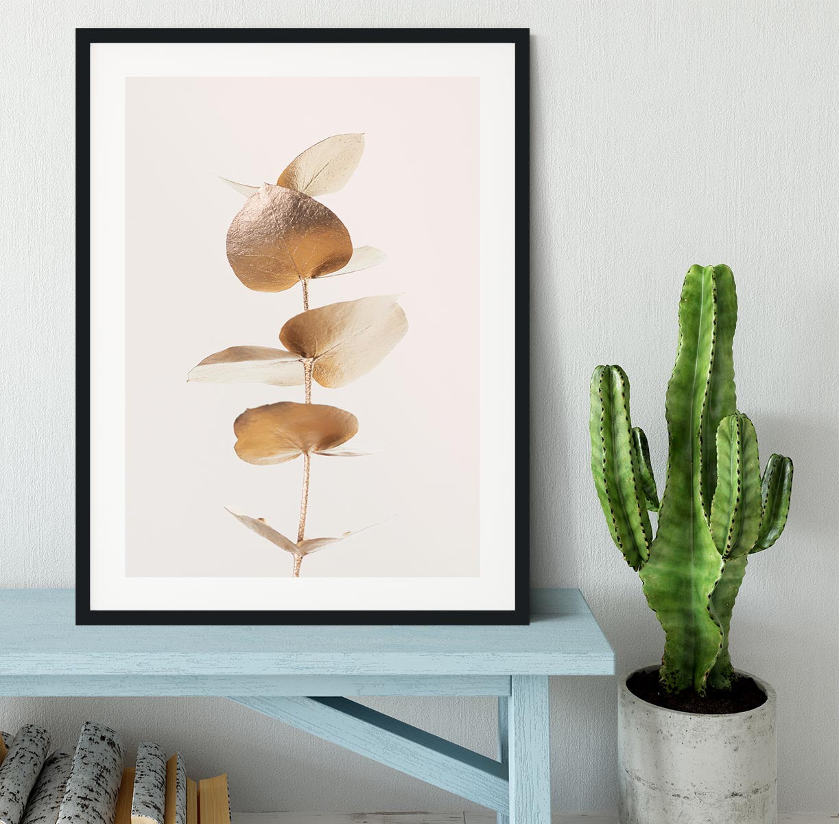 Eucalyptus Gold No 06 Framed Print - Canvas Art Rocks - 1