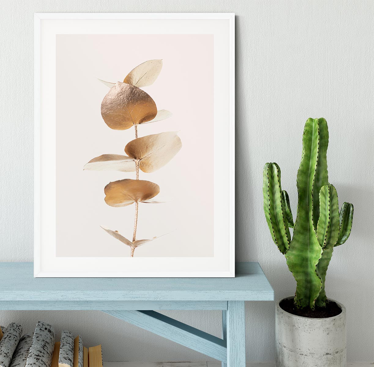 Eucalyptus Gold No 06 Framed Print - Canvas Art Rocks - 5