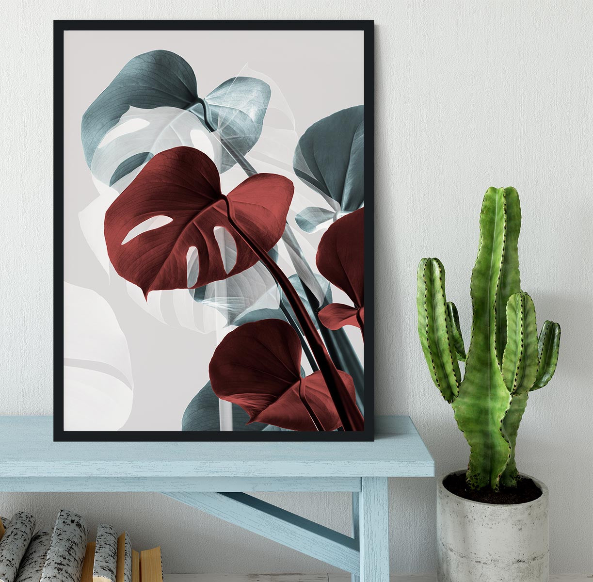 Monstera Creative 15 Framed Print - Canvas Art Rocks - 2