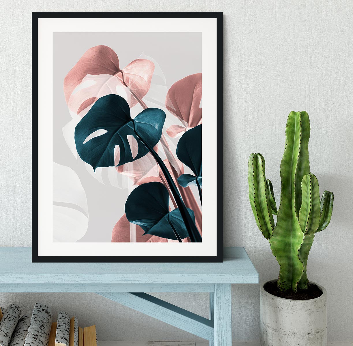 Monstera Creative 17 Framed Print - Canvas Art Rocks - 1