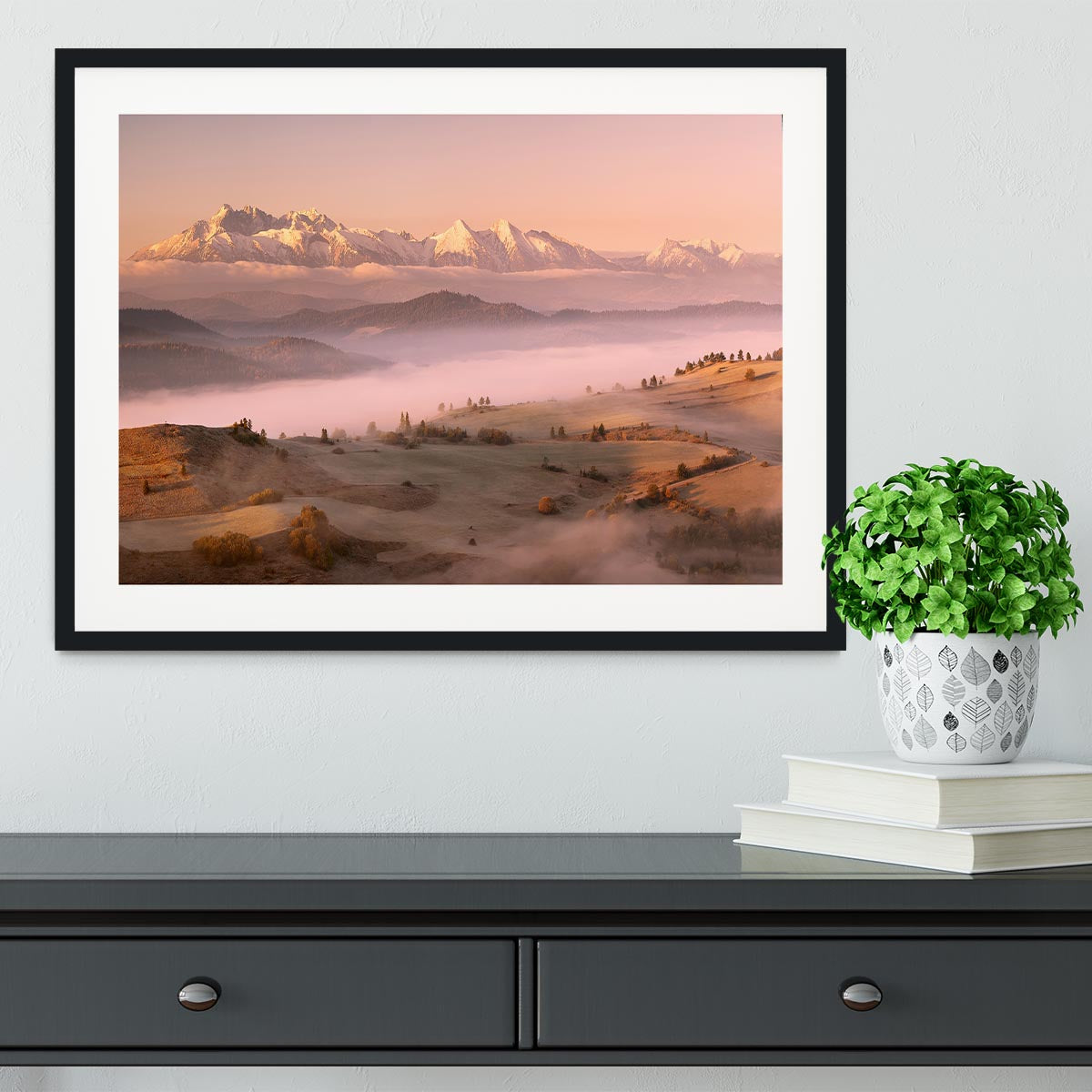 Fog Tatra Framed Print - Canvas Art Rocks - 1