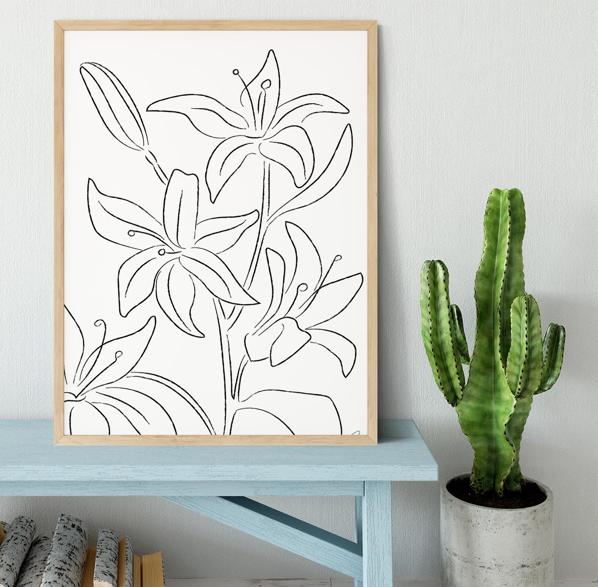 Lillies No 02 Framed Print - Canvas Art Rocks - 4