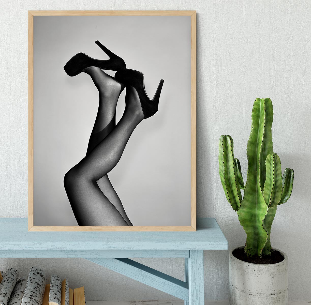 Velvet Pumps Framed Print - Canvas Art Rocks - 4