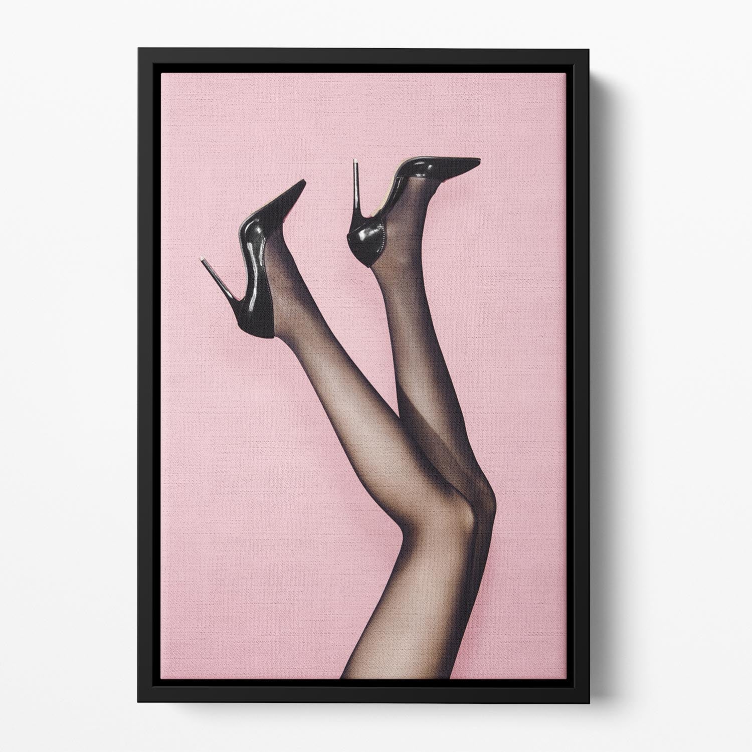 Kick up Your Heels #02 Floating Framed Canvas - Canvas Art Rocks - 2