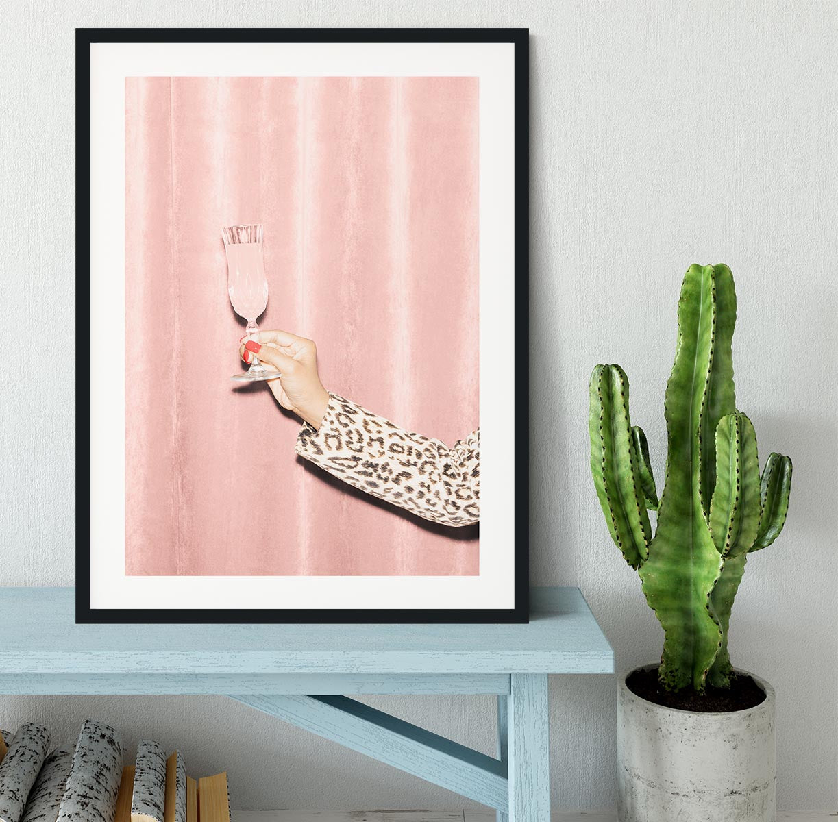 Here's To Pink 04 Framed Print - Canvas Art Rocks - 1