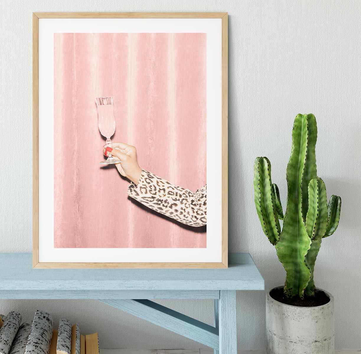 Here's To Pink 04 Framed Print - Canvas Art Rocks - 3