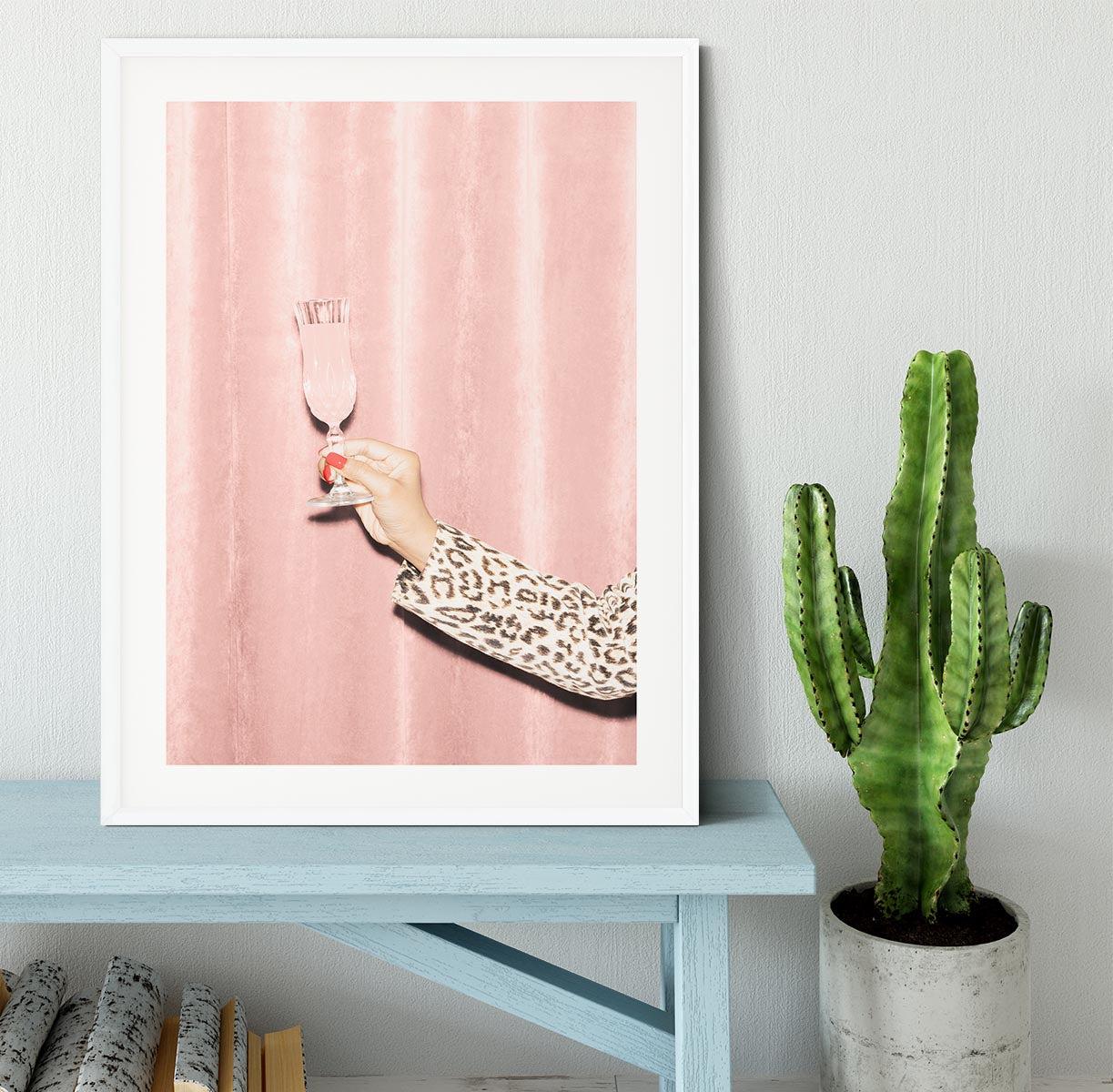 Here's To Pink 04 Framed Print - Canvas Art Rocks - 5