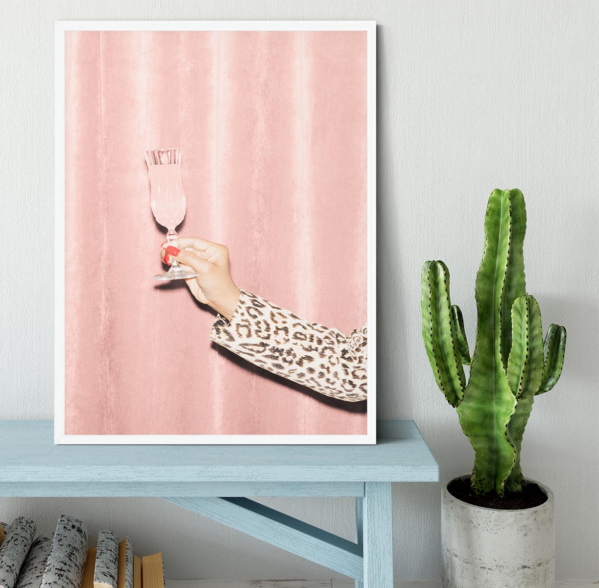 Here's To Pink 04 Framed Print - Canvas Art Rocks -6