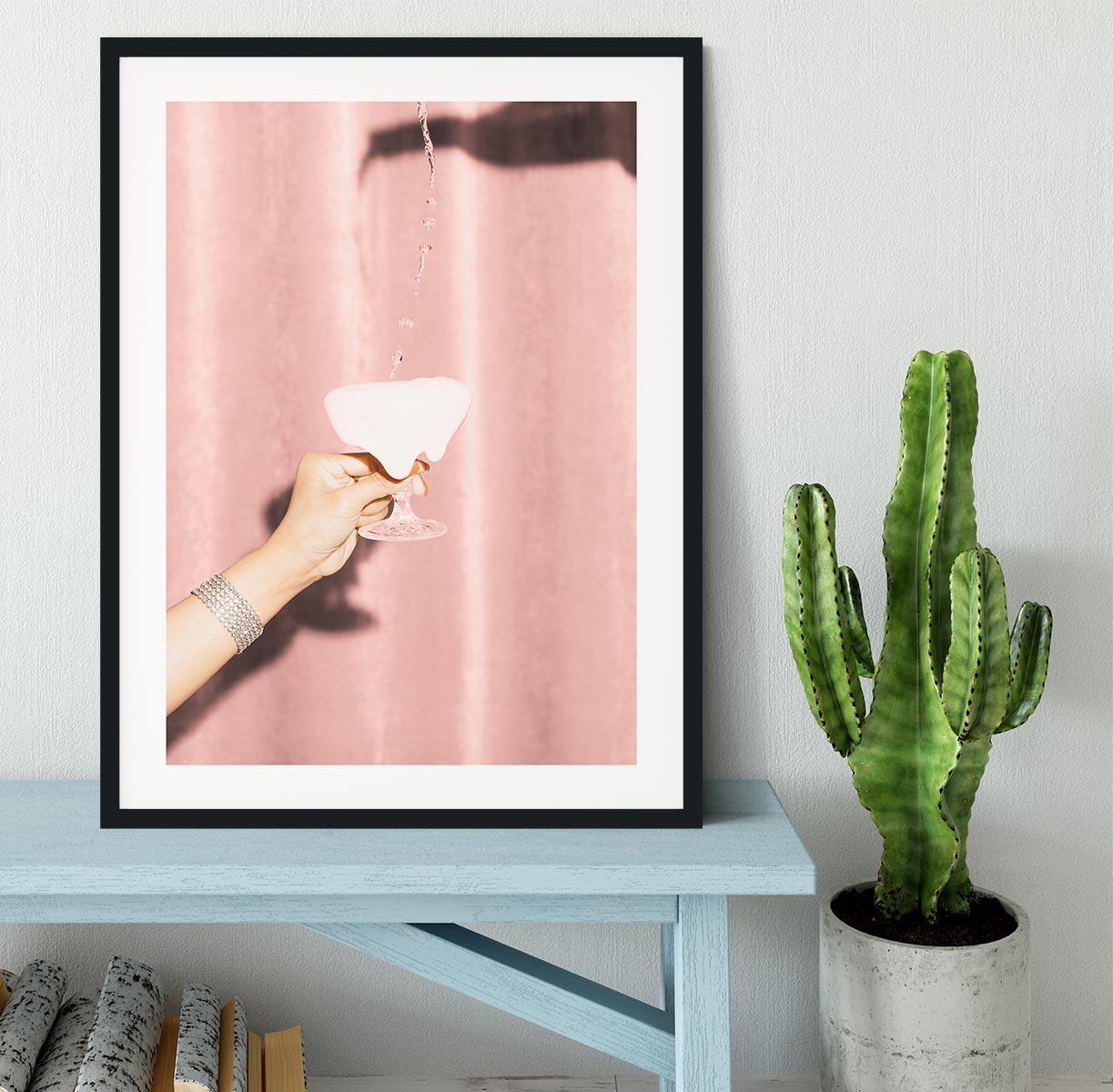 Here's To Pink 04 Framed Print - Canvas Art Rocks - 1