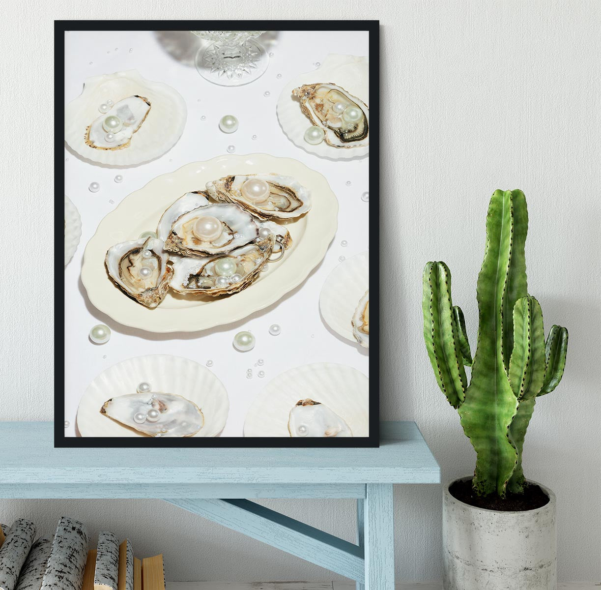 Oysters a Pearls No 04 Framed Print - Canvas Art Rocks - 2