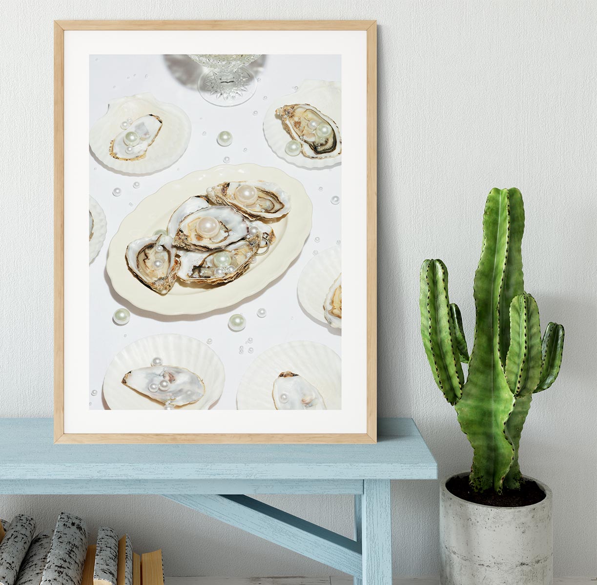 Oysters a Pearls No 04 Framed Print - Canvas Art Rocks - 3