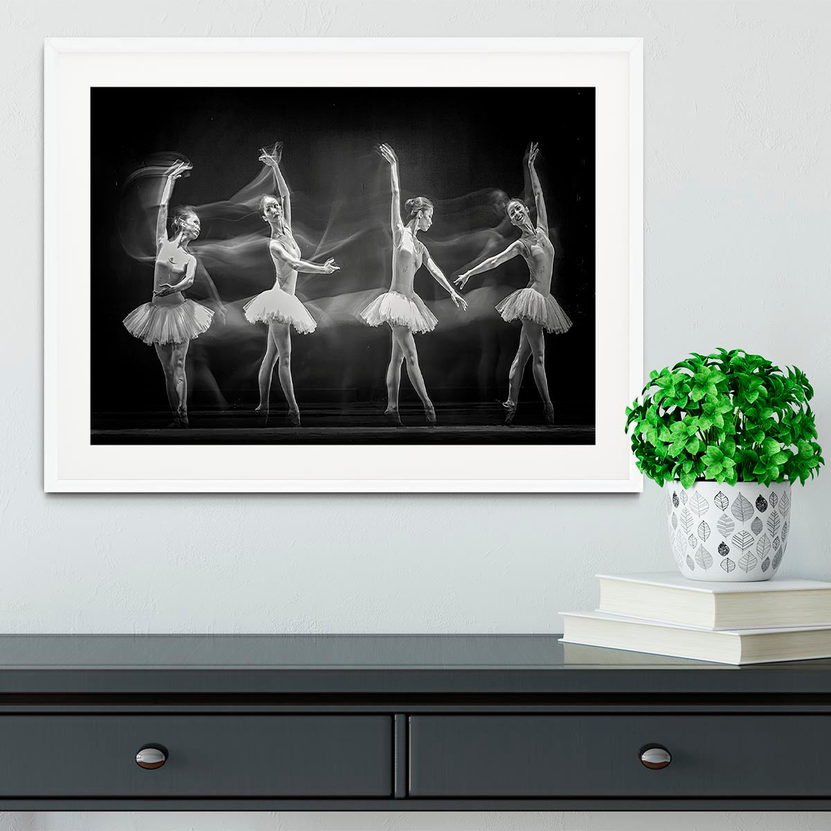 A Ballerinas Path Framed Print - Canvas Art Rocks - 5