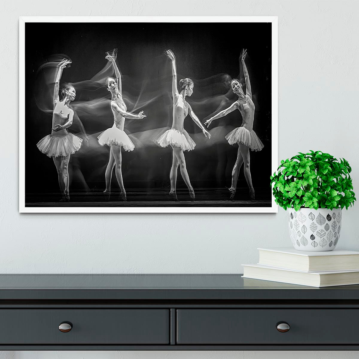 A Ballerinas Path Framed Print - Canvas Art Rocks -6