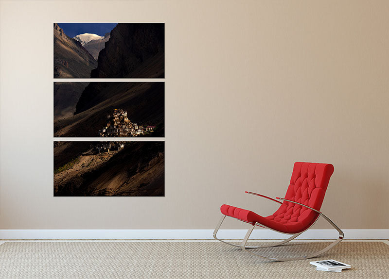 Key Monastery 3 Split Panel Canvas Print - Canvas Art Rocks - 2