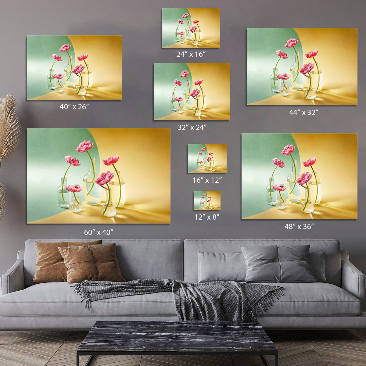 Five tulips Canvas Print or Poster - Canvas Art Rocks - 7