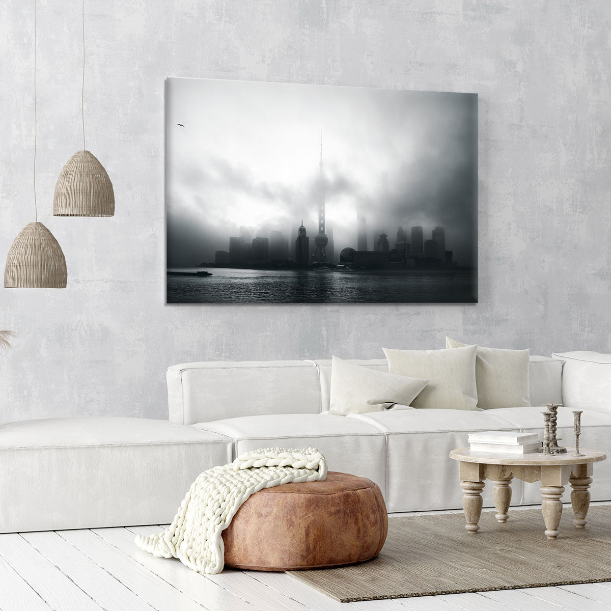Pudong Early Morning Canvas Print or Poster - Canvas Art Rocks - 6
