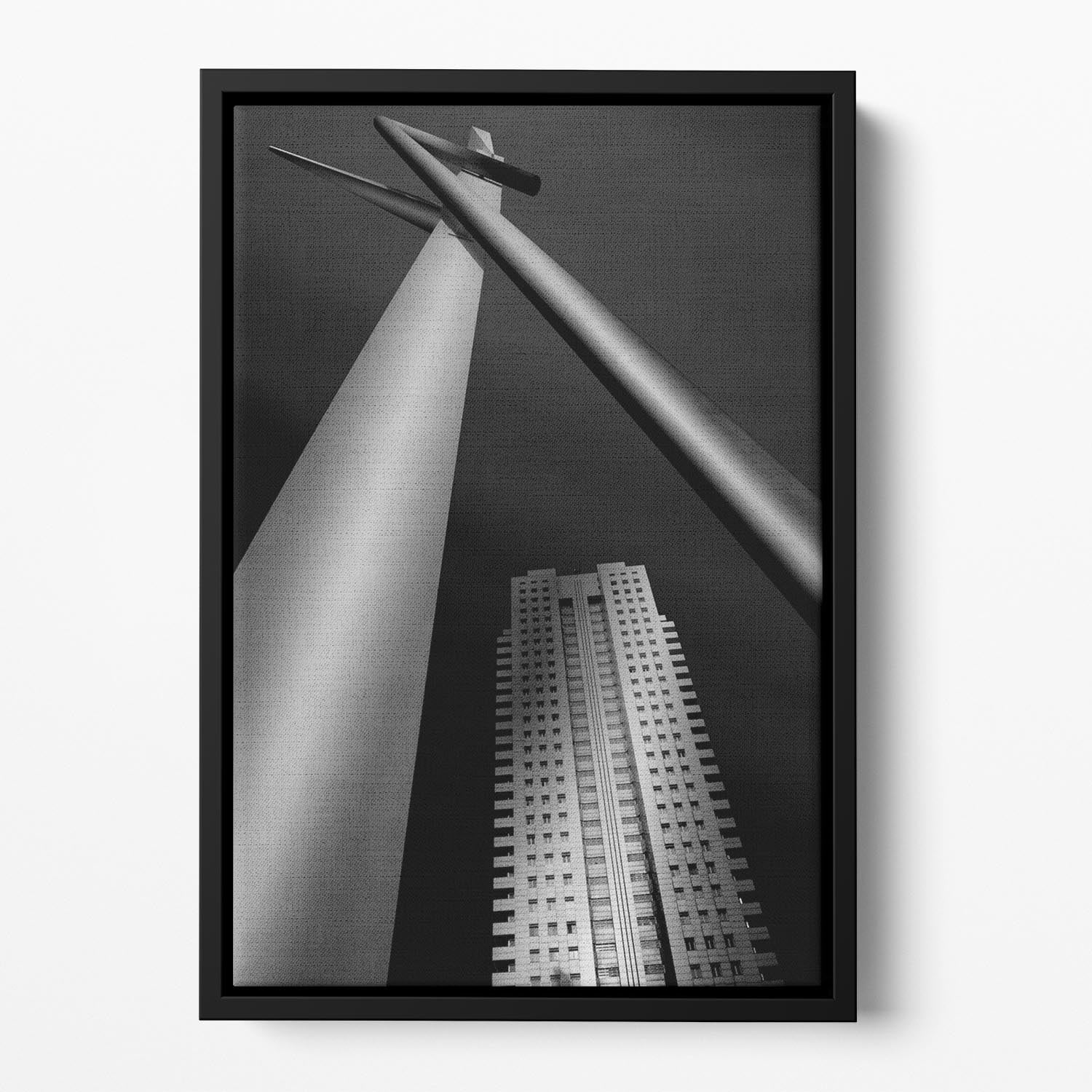 Skyscraper Floating Framed Canvas - Canvas Art Rocks - 2