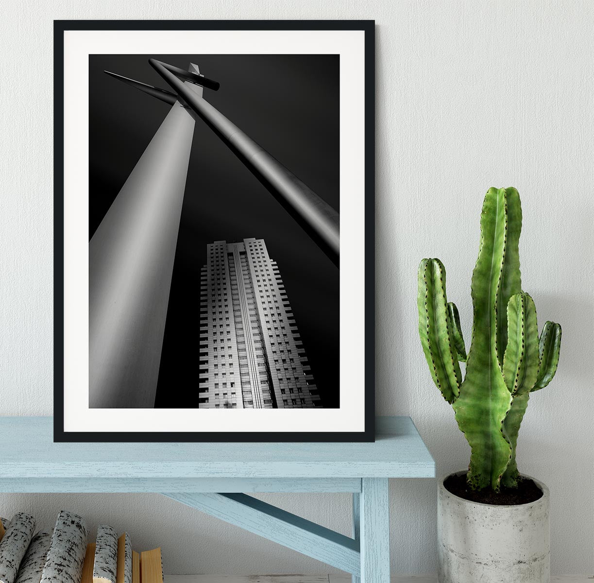 Skyscraper Framed Print - Canvas Art Rocks - 1