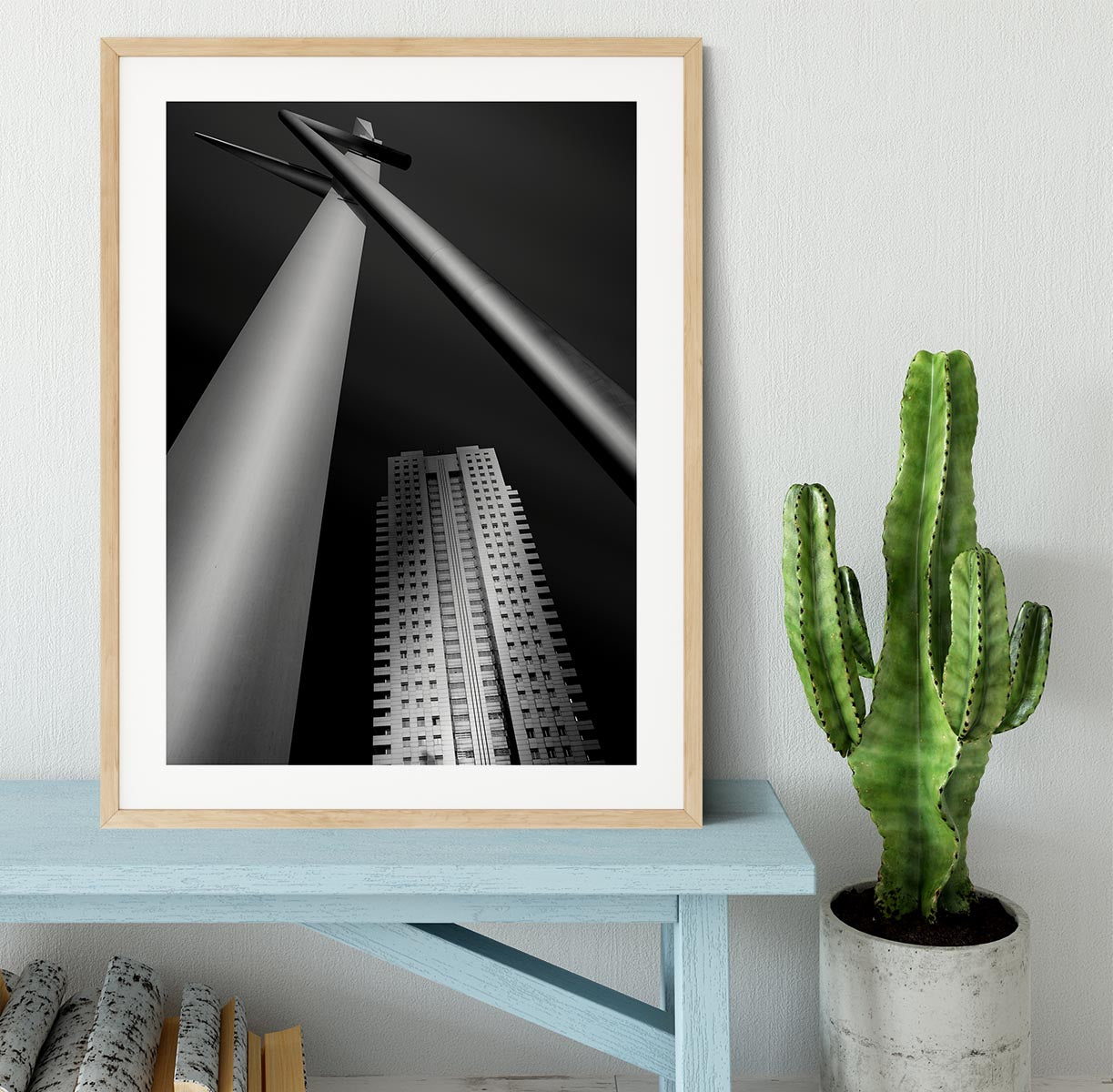 Skyscraper Framed Print - Canvas Art Rocks - 3