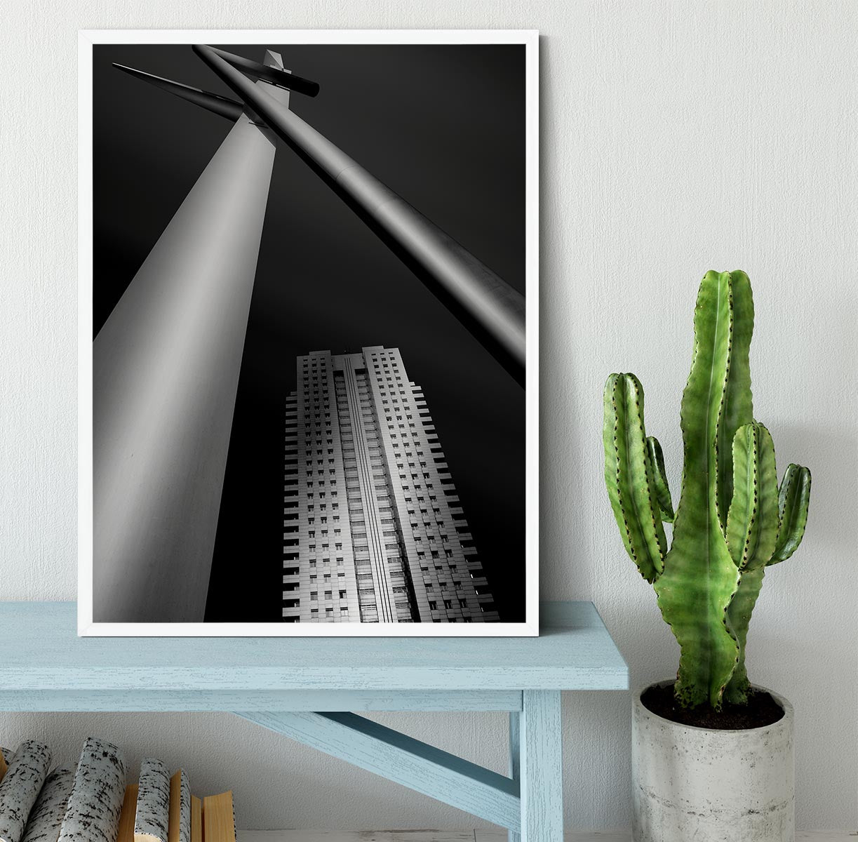 Skyscraper Framed Print - Canvas Art Rocks -6