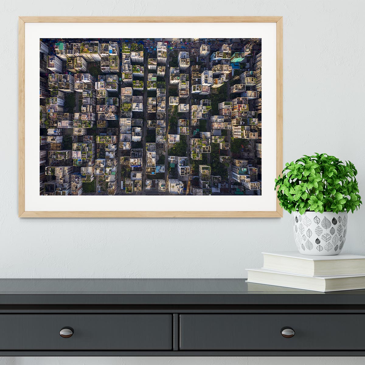 City Rooftops Framed Print - Canvas Art Rocks - 3