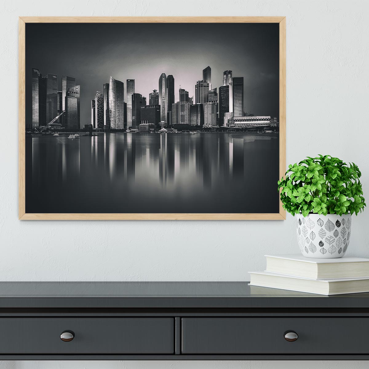 Marina bay Framed Print - Canvas Art Rocks - 4