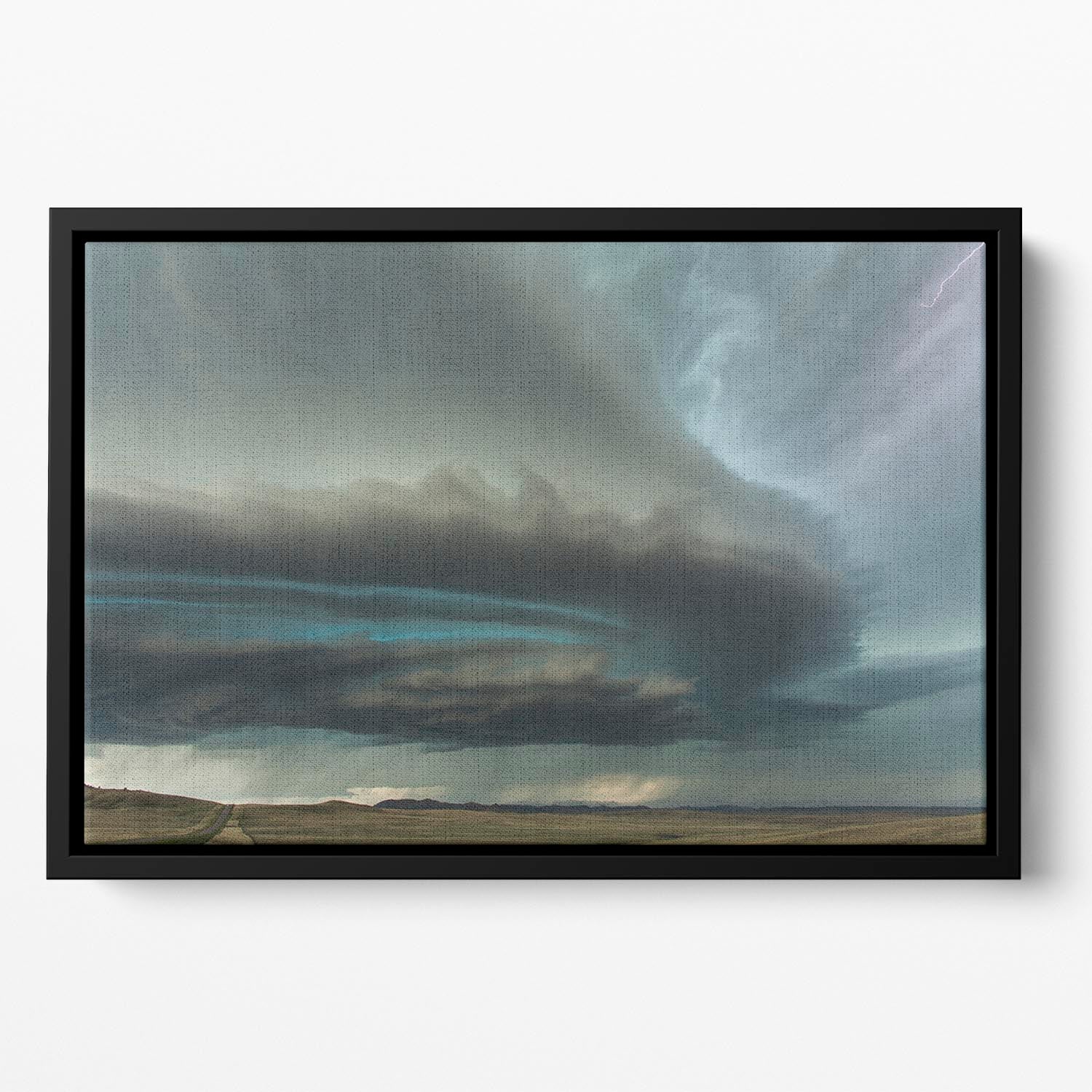 Huge Supercell Floating Framed Canvas - Canvas Art Rocks - 2