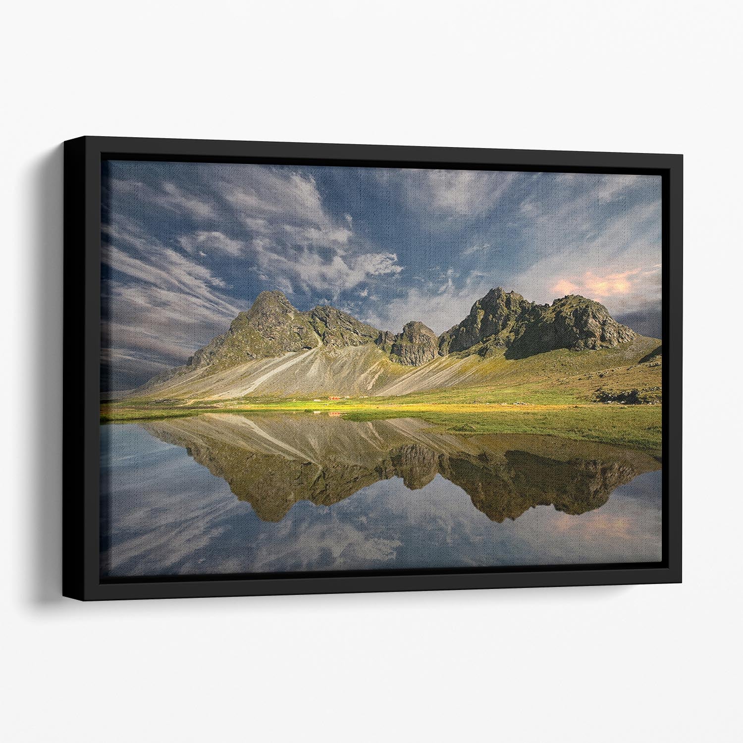 Tranquillity Floating Framed Canvas - Canvas Art Rocks - 1