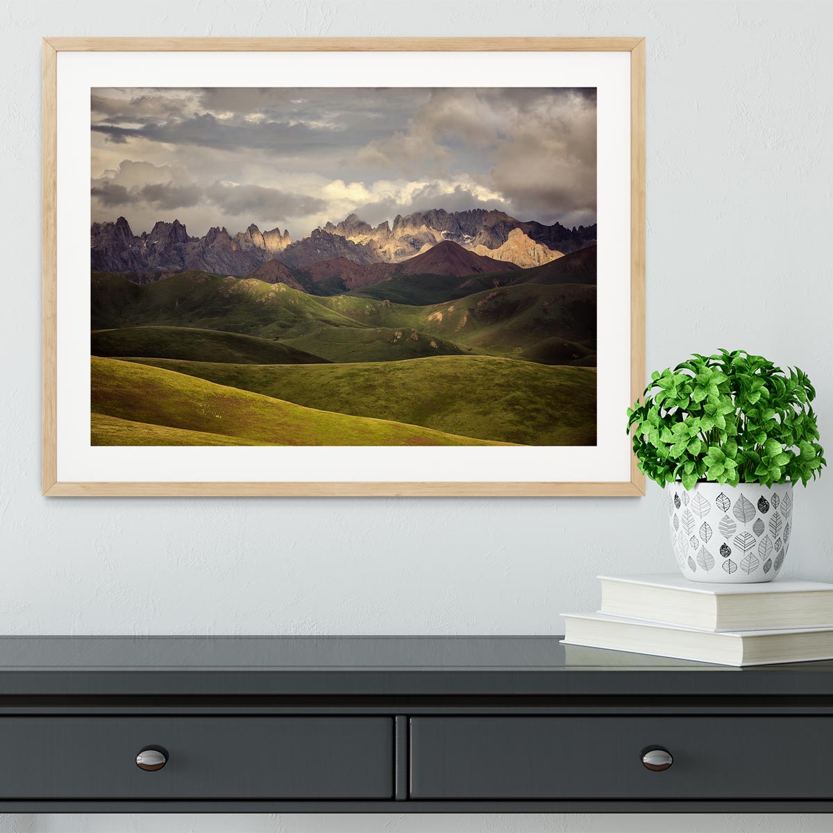 Tibetan Plateau Framed Print - Canvas Art Rocks - 3