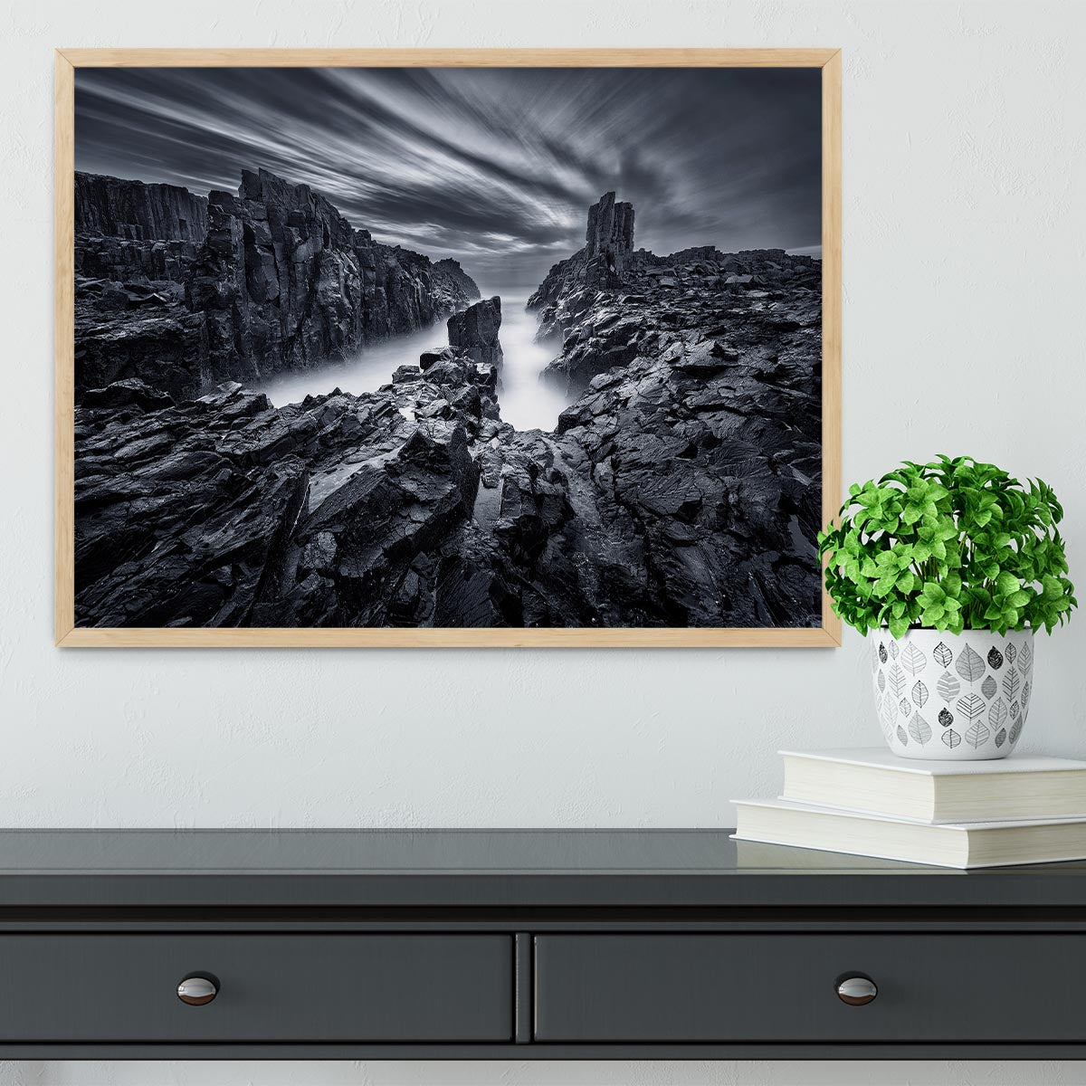 Iron World Framed Print - Canvas Art Rocks - 4