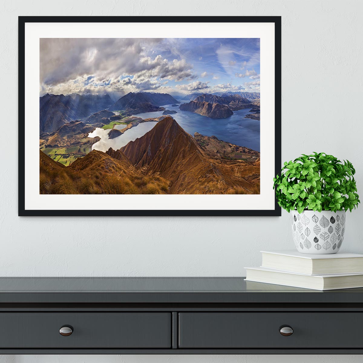 Roy's Peak Framed Print - Canvas Art Rocks - 1