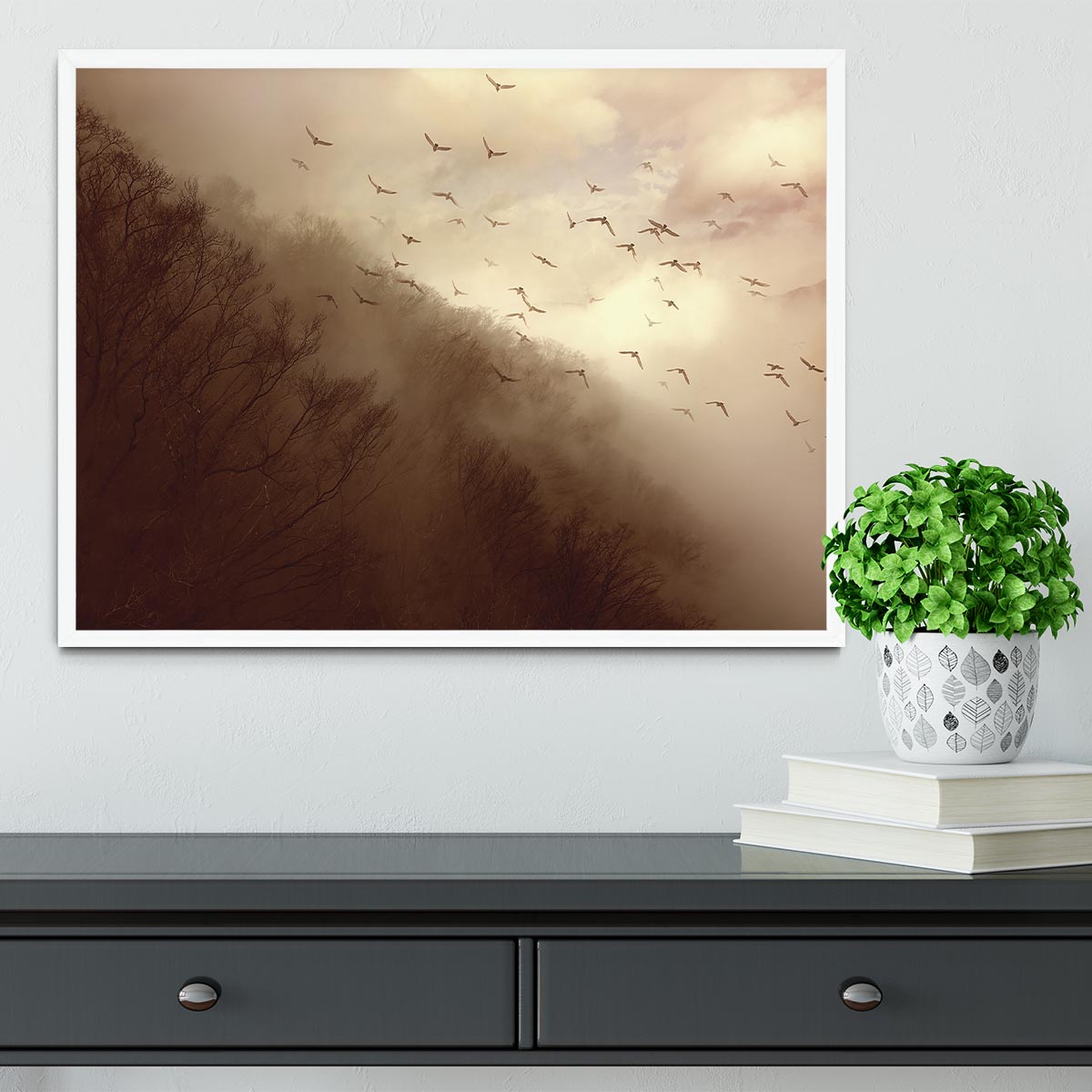 Departure Framed Print - Canvas Art Rocks -6