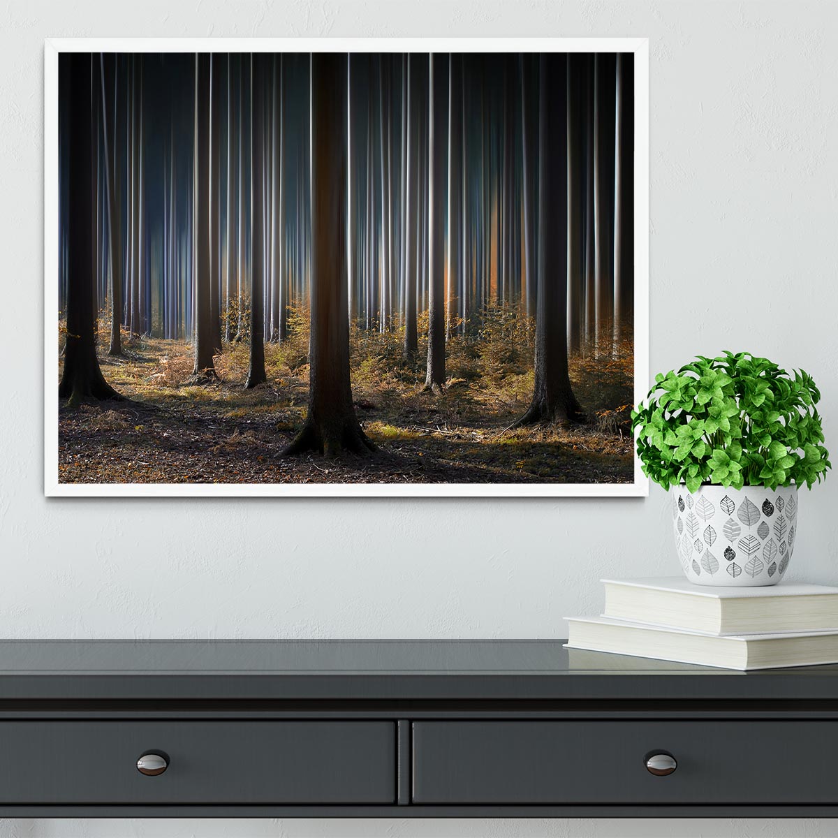 Mystic Wood Framed Print - Canvas Art Rocks -6