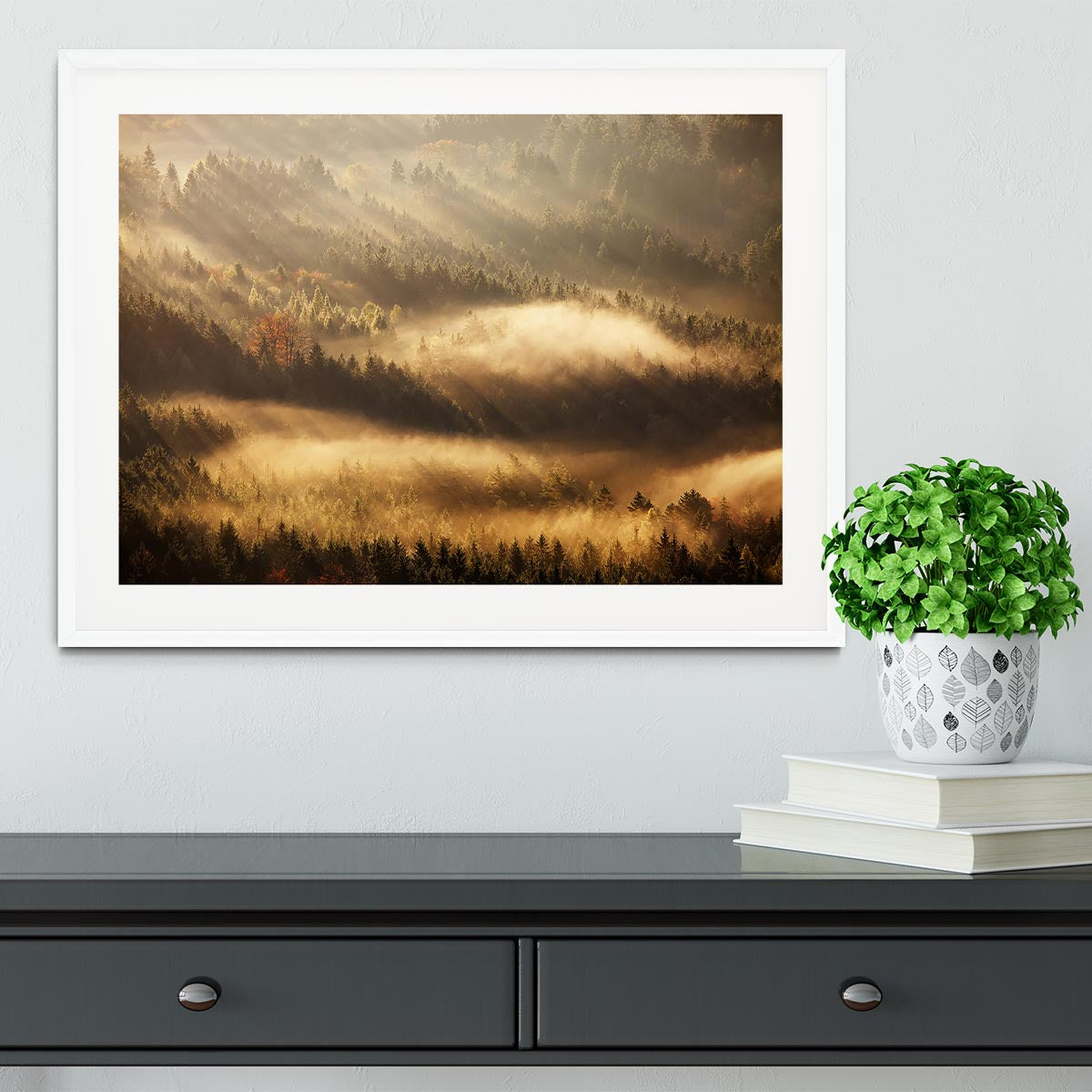 Autumn Rays Framed Print - Canvas Art Rocks - 5